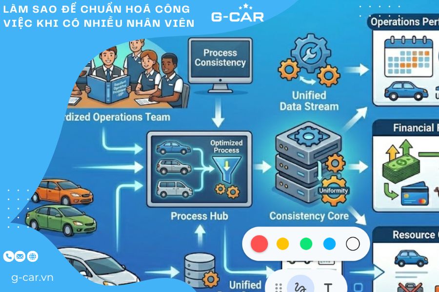 Làm sao để chuẩn hoá công việc khi có nhiều nhân viên 