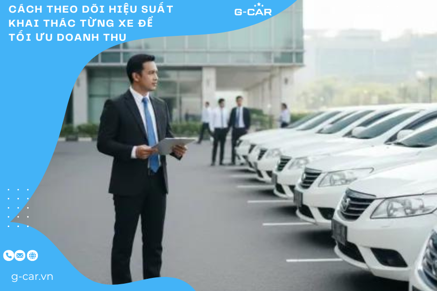 Cách theo dõi hiệu suất khai thác từng xe để tối ưu doanh thu 